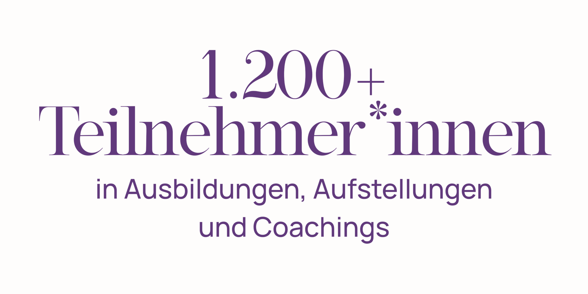 1200+ Teilnehmer*innen in NLP